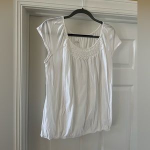 Loft White Blouse